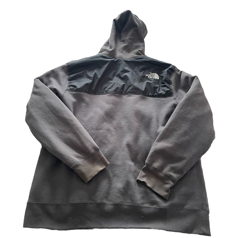North Face Men's XL Black and Gray Double sided Puffer Jacket Reversible - Picture 11 of 11